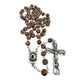 Catholically Rosaries St. Padre Pio Pink Rosary Blessed By Pope with Relic