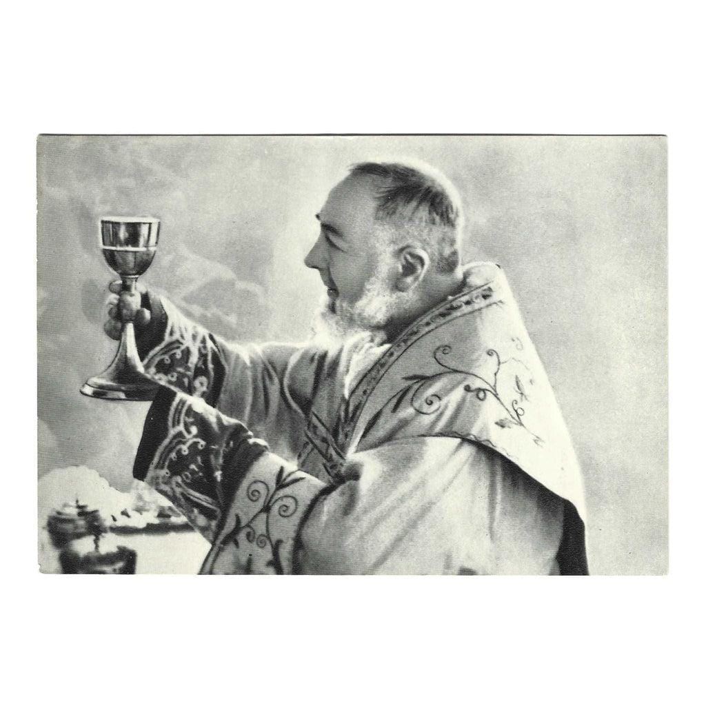 Catholically Holy Card St. Padre Pio - Postcard - Saint Father Pio Picture