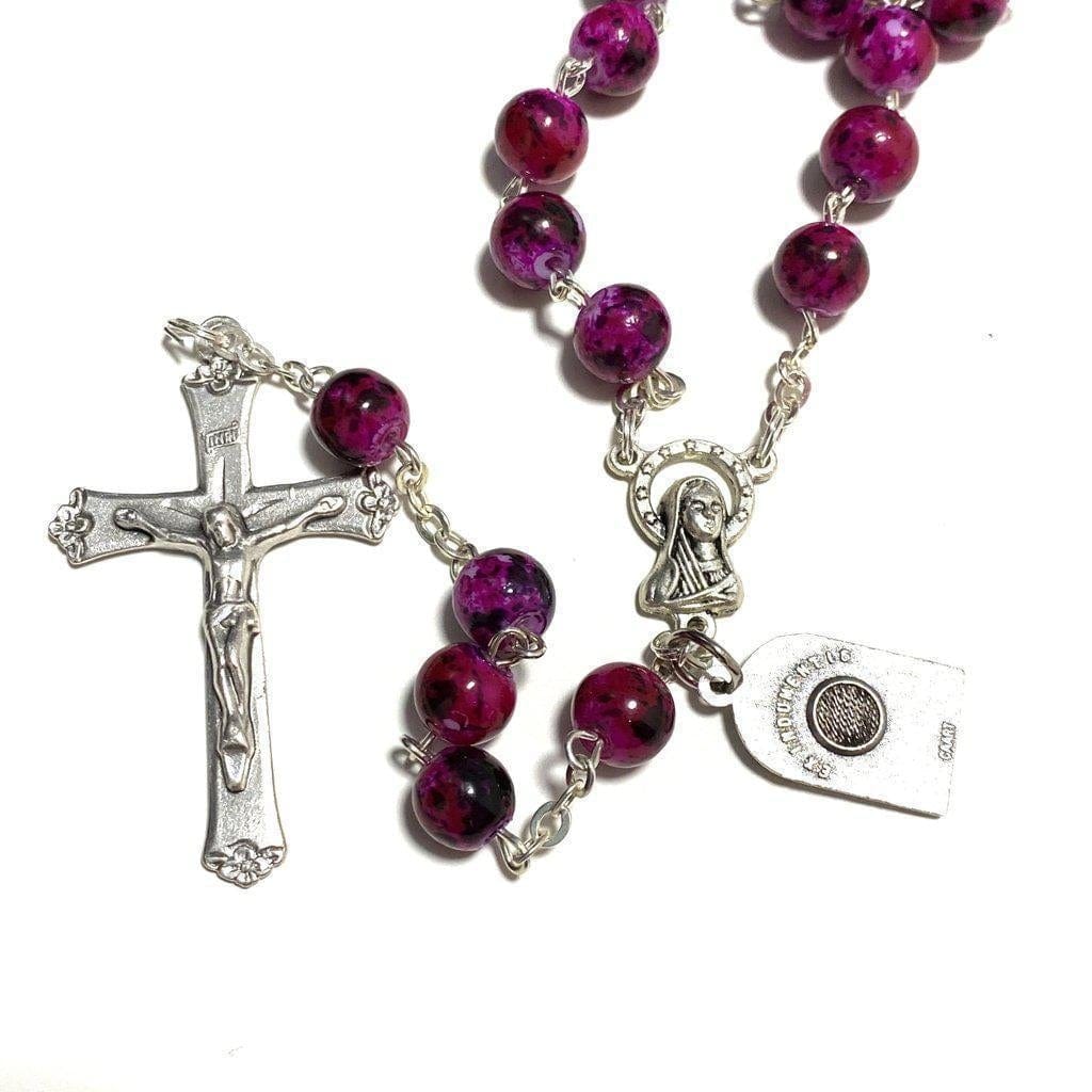 St. Padre Pio Prayer Beads - St. Father Pio Relic Rosary Blessed By Pope-Catholically