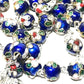 St. Padre Pio Relic Blue Cloisonne Rosary - Blessed By Pope Francis-Catholically