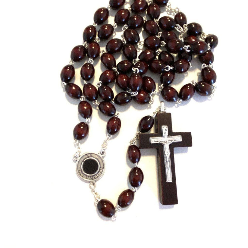 St. Padre Pio Rosary w/ 2nd Class Free Relic -St. Father Pio -Blessed