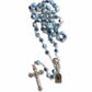 St. Pio Blue Rosary Blessed By Pope w/ 2nd Class Relic - St. Father Pio-Catholically