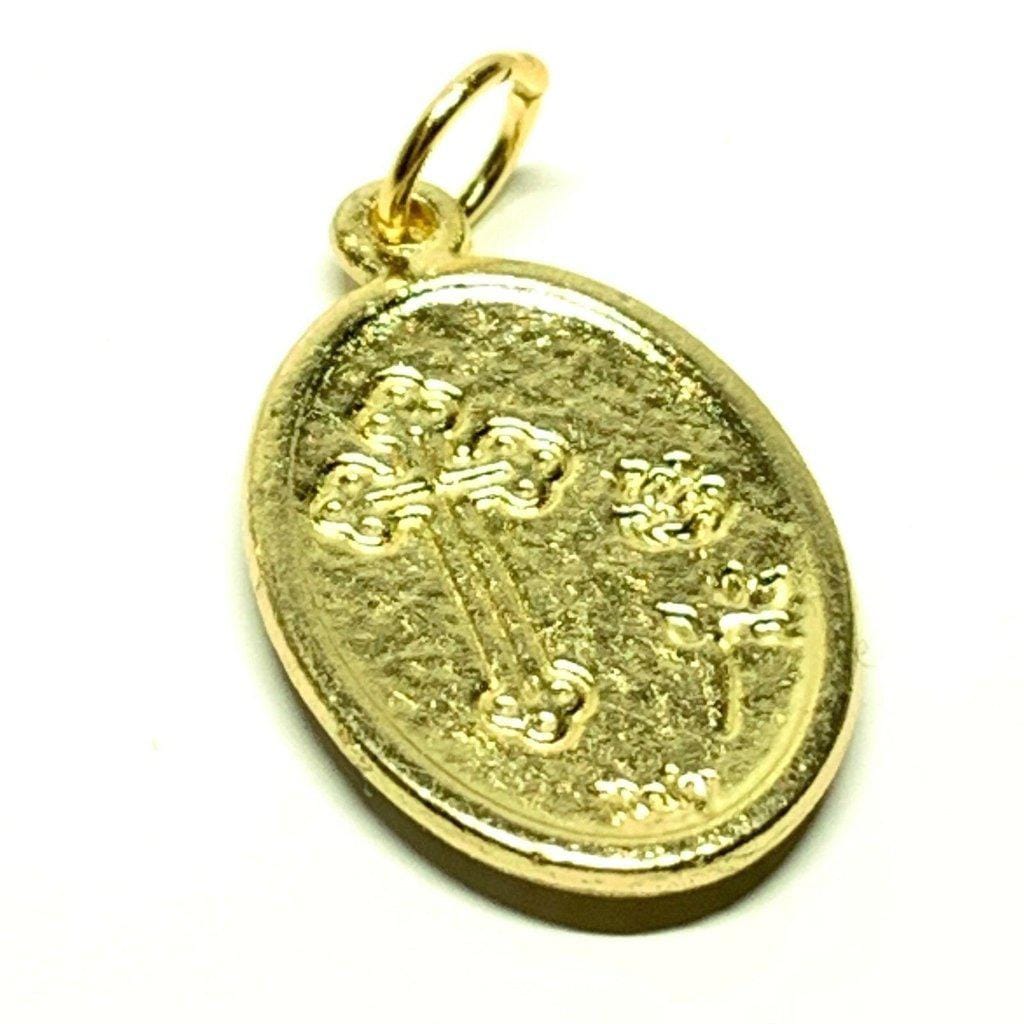 St. Rita of Cascia Brass Religious Medal Pendant  Lost & Impossible causes - Catholically