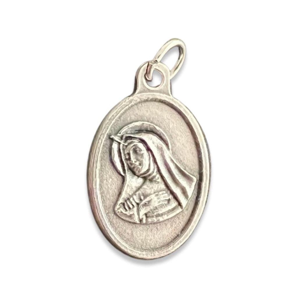 Catholically Patron Saint Medal St. Rita Relic Medal - Patron of infertility and parenthood