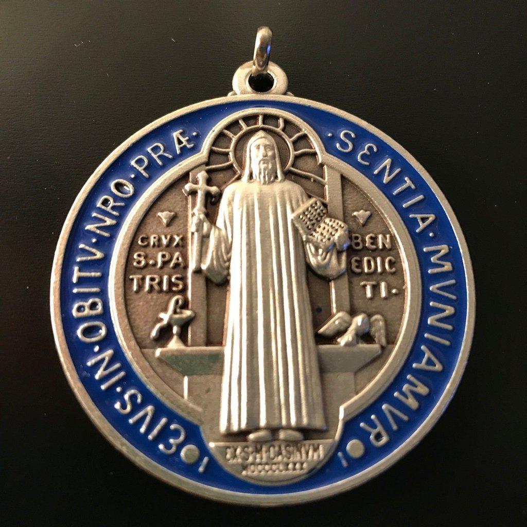 St. Saint Benedict 2 Medal - Exorcism - Medalla Blessed By Pope