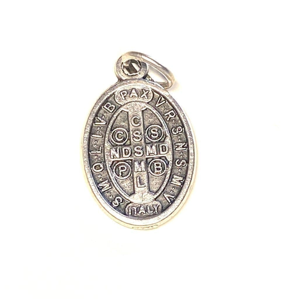 St. Saint Benedict small Medal - San Benito Cruz Medalla - Blessed Pendant-Catholically