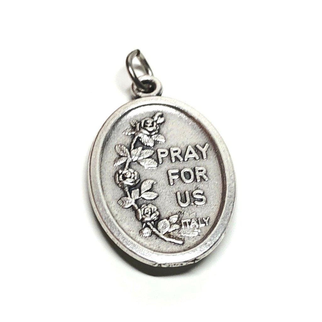 St. Therese of Children Jesus - Theresa Little flower - medal pendant charm - Catholically