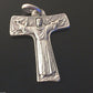 Tau Crucifix - Franciscan Cross - 925 Sterling Silver - St.Francis Of Assisi-Catholically