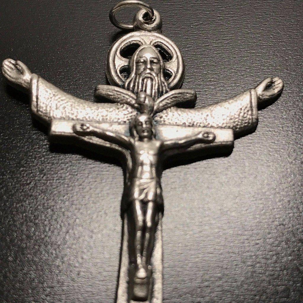 The Tertium Millennium Holy Trinity Cross Crucifix Blessed By Pope - Pendant-Catholically