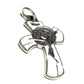 White Small St. Benedict Crucifix - Exorcism- Cross - Blessed By Pope - San Benito-Catholically