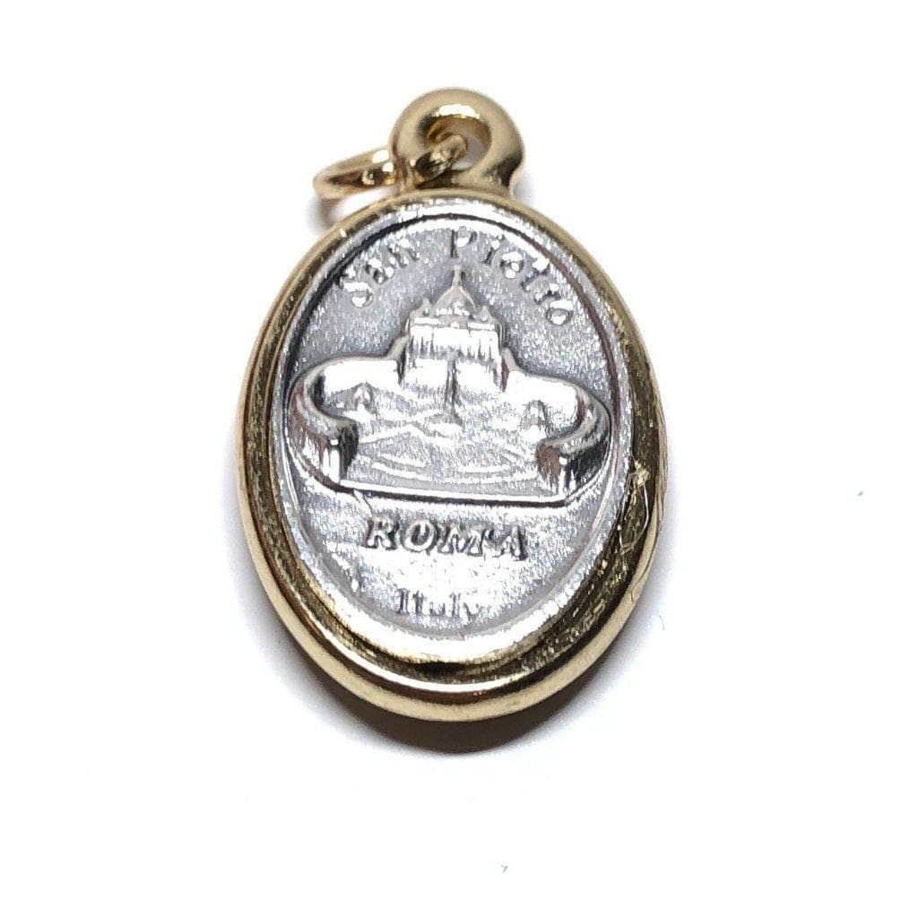 Wonderful Pope Francis Medal - Dual Metals - Blessed Charm - Pendant - Catholically