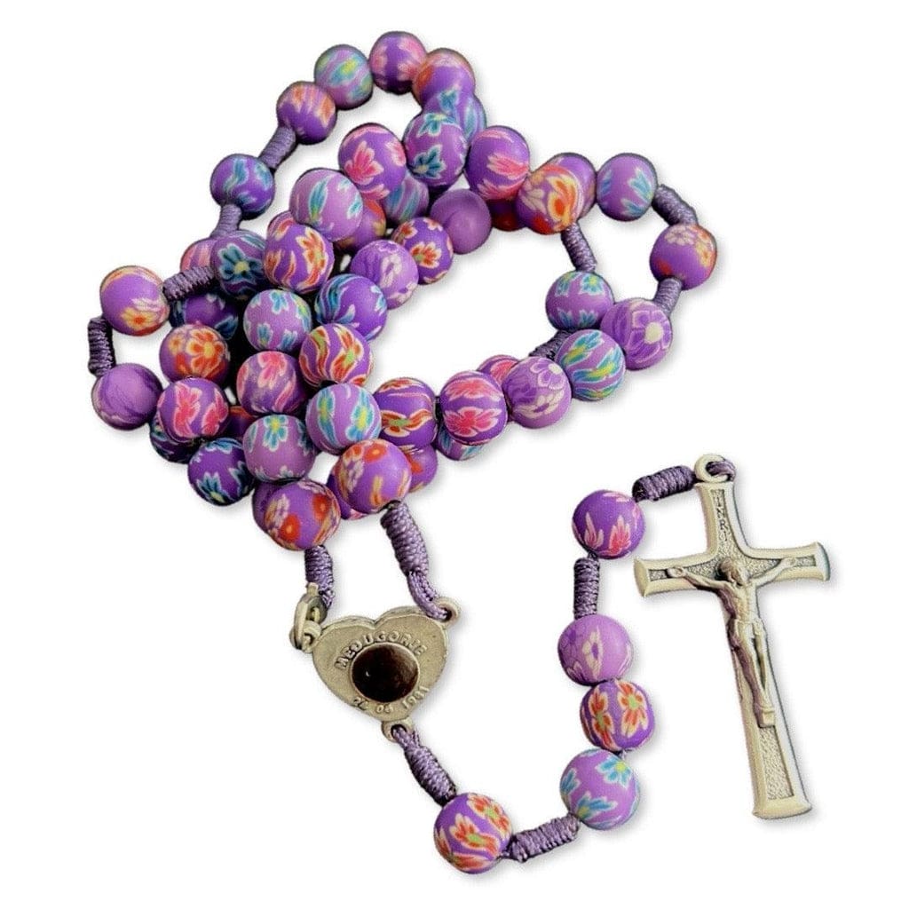 Catholically Rosaries Wonderful Rosary With Relic Of The Holy Ground Of Medjugorje -Blessed By Pope