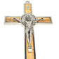 Wood 7.5" St. Benedict Huge Wall Crucifix - Exorcism- Cross - Blessed By Pope-Catholically