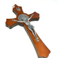 WOOD Wall hanging cross - Crucifix - Blessed - Christian - corpus - wooden-Catholically